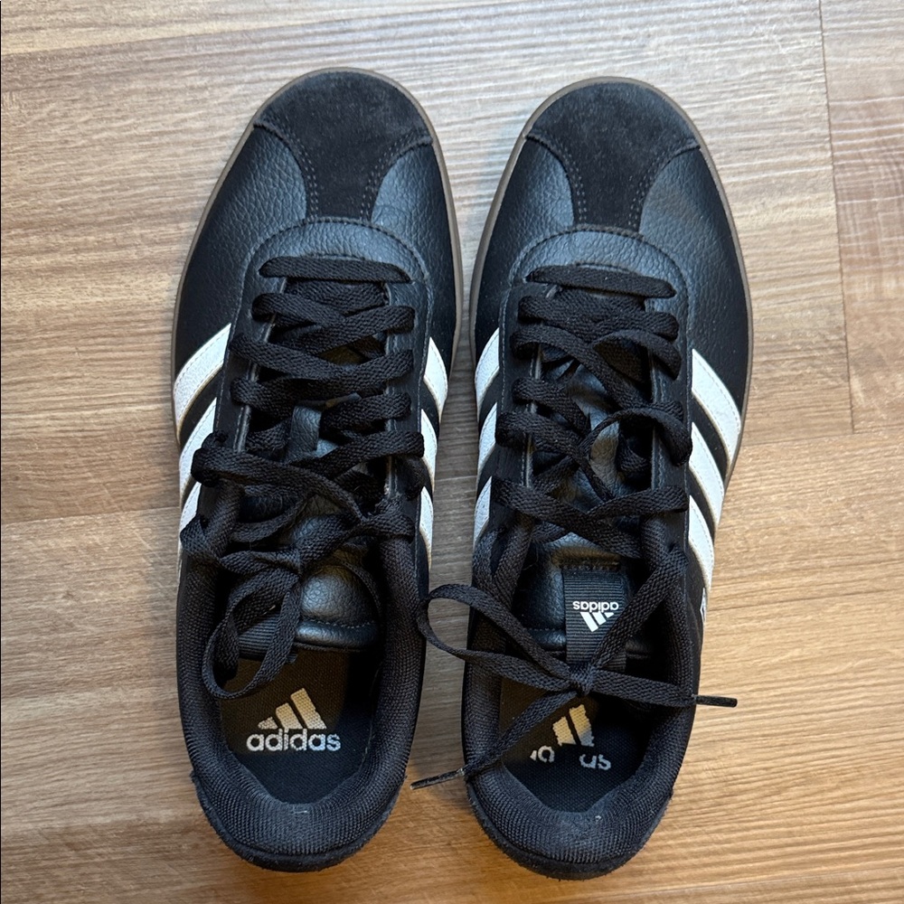 Adidas Classic Black and White Trainers